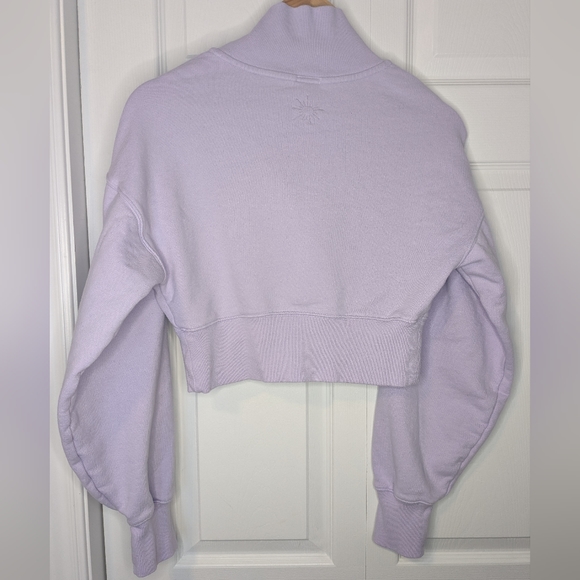 OFFLINE by Aerie Cropped 1/4 Zip - Purple - Size M - Picture 2 of 6